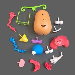Lot of 16 Replacement Mr Mrs Potato Head Parts Accessories Body Eyes Noses Ears